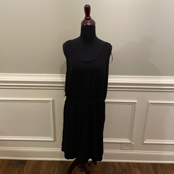 🆕 H&M Black Sleeveless Jersey Dress - Picture 2 of 7